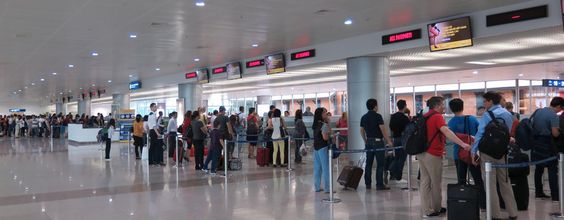 Check-in procedure in Tan Son Nhat Airport