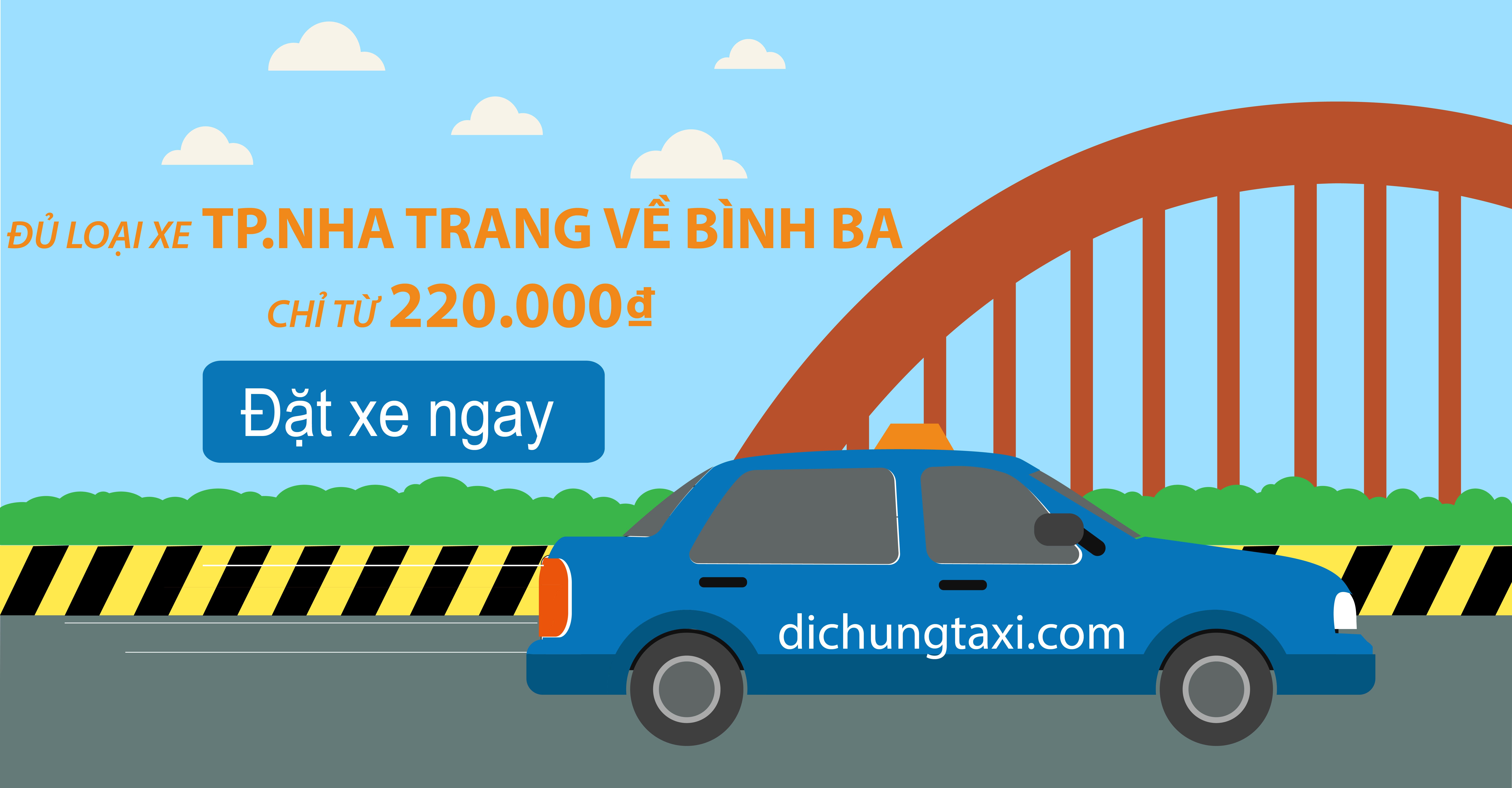 Taxi Cam Ranh Nha Trang đi Bình Ba
