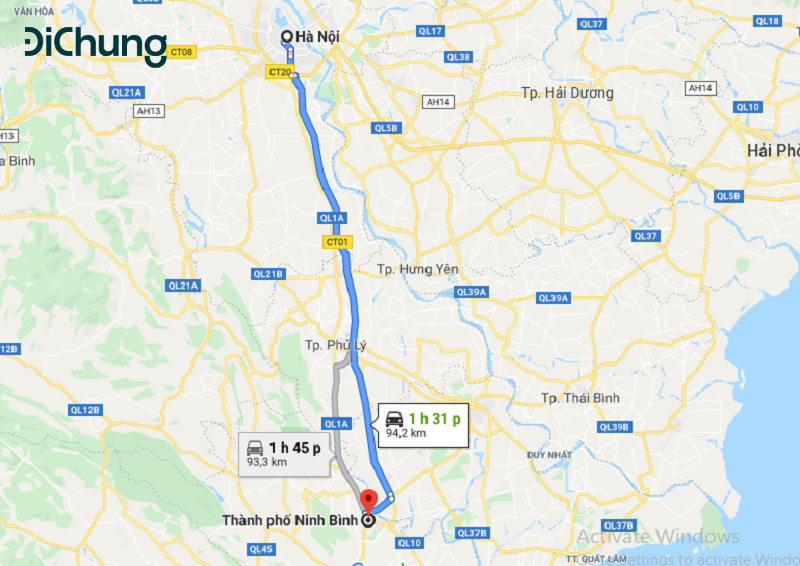 hà nội ninh bình