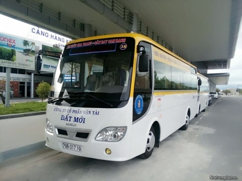 Buses from Cam Ranh airport to Nha Trang