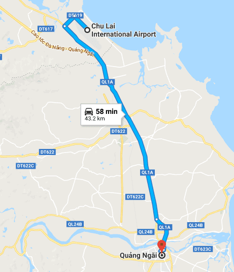 Chu Lai Airport To Quang Ngai