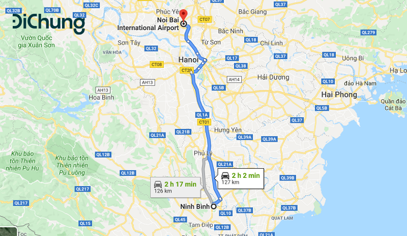 nội bài ninh bình - 1